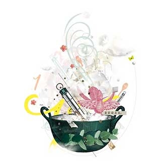 Der Zucker für die Walzenzuckerl wird in einem Kessel gekocht