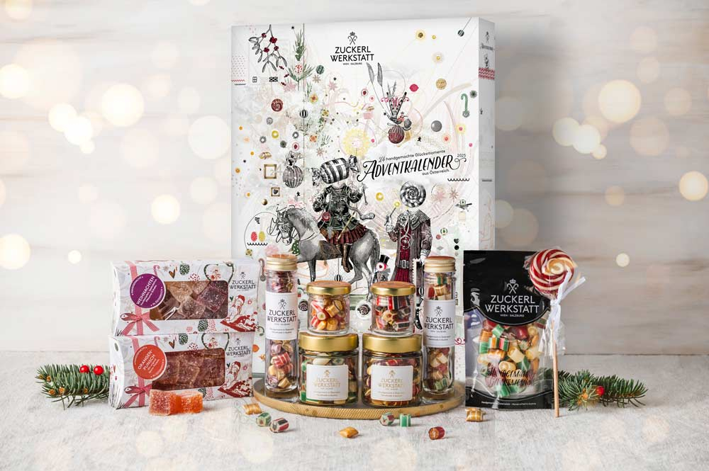 Weihnachts Sortiment der Zuckerlwerkstatt